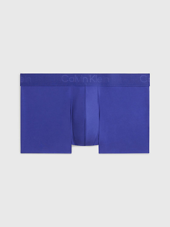Calvin Klein Underwear – CK Black Cotton boxery, Modrá barva