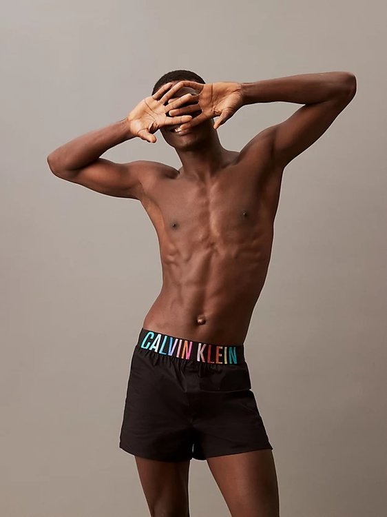 Ip Pride Cotton trenky Černá barva Muži