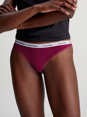 Modern Logo tanga 3ks – Calvin Klein Underwear, Černá, Oranžová, Vínová barva Ženy