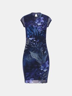 Aida šaty Modrá barva Ženy