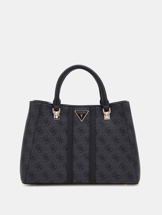 GUESS – Noreen Girlfriend střední kabelka, Černá barva