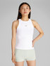 Woven Label Rib Tank Top