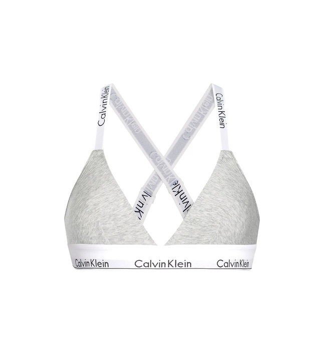 Calvin Klein Underwear – Podprsenka Modern Cotton, Šedá barva