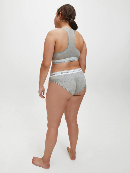 Módní Modern Kalhotky, Šedá barva, BASIC