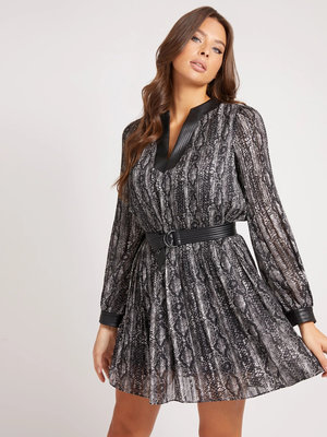 Dana šaty Černá, Šedá barva Ženy