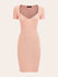 Aurora šaty Růžová barva Ženy