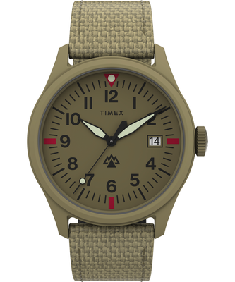 TIMEX – Traprock hodinky, Khaki, Zelená barva