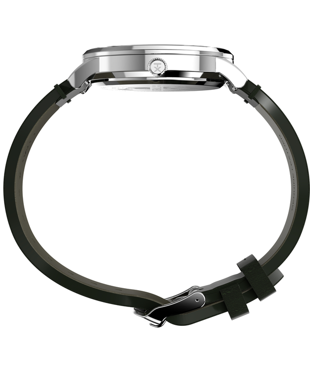 Luxusní Waterbury hodinky, Černá, Stříbrná barva, UNI