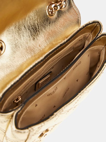 Módní Giully Mini 2 crossbody, Zlatá barva, 2024
