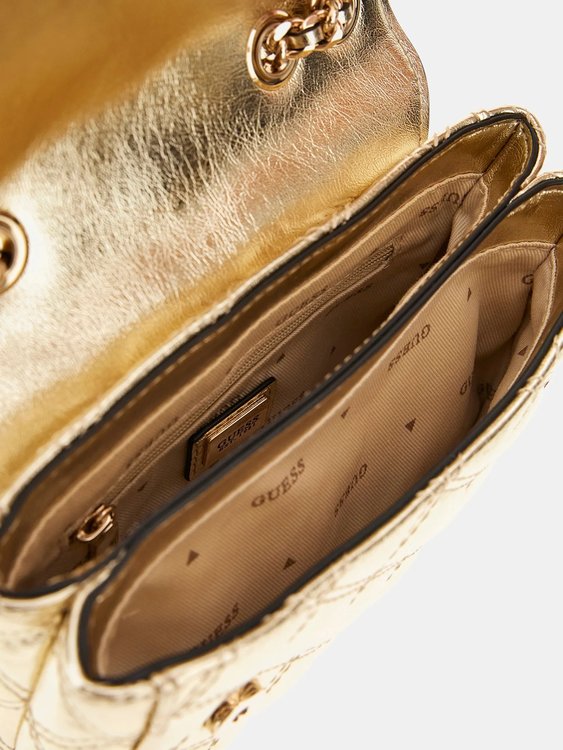 Módní Giully Mini 2 crossbody, Zlatá barva, 2024