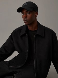 Wool kšiltovka Černá barva Muži