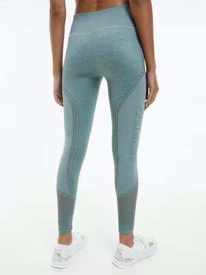 Tight legíny – Calvin Klein Performance, Modrá barva Ženy