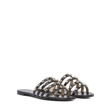 Luxusní Cevan sandály, Černá barva, 37, 38, 39