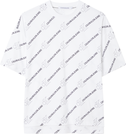 Calvin Klein Jeans, Bílá barva Organic logo triko