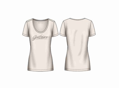 Luxusní Front logo tričko, Žlutá barva, XS, S, M, L, XL 1