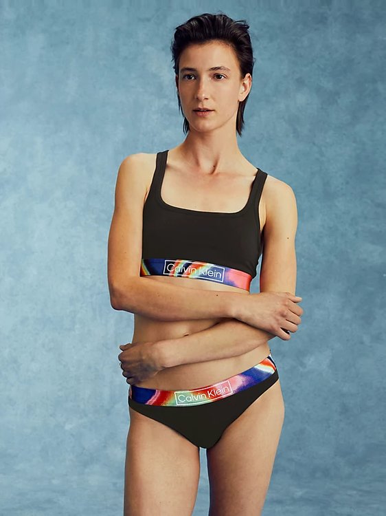 Pride Reimagined bikiny – Calvin Klein Underwear, Černá barva Ženy