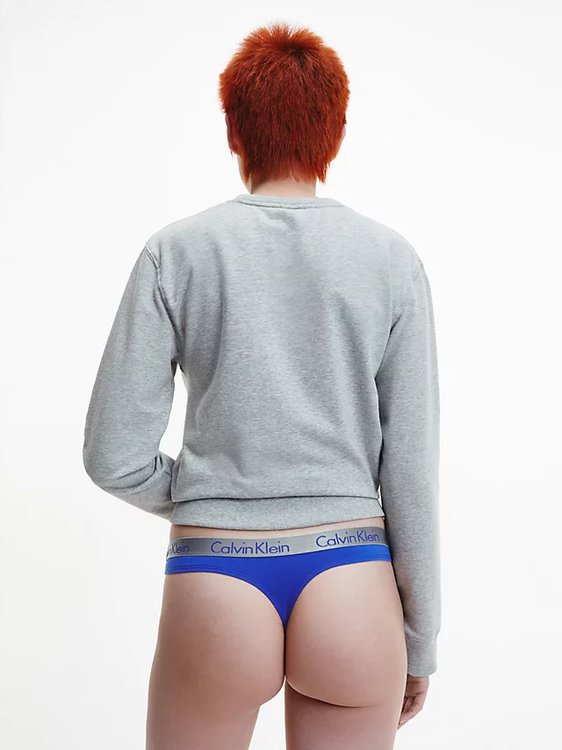 Módní Radiant Cotton tanga, Modrá barva, 2022