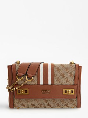 GUESS – Katey crossbody, Hnědá barva