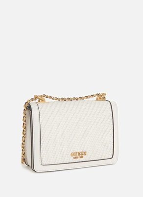 Abey crossbody – GUESS, Bílá barva Ženy