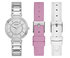 GUESS – Montage hodinky, Bílá, Růžová, Stříbrná barva