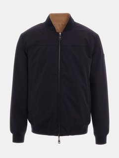GUESS – Reversible Bomber bunda, Béžová, Modrá, Navy barva 1