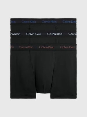 Calvin Klein Underwear – Cotton Stretch boxery 3ks, Černá barva