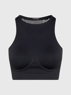 Medium Impact sportovní podprsenka Černá barva Ženy