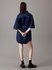 Utility Belted Shirt šaty – Calvin Klein Jeans, Modrá barva Ženy