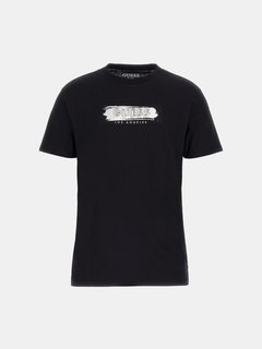 Metallic Deboss Logo triko Černá barva Muži