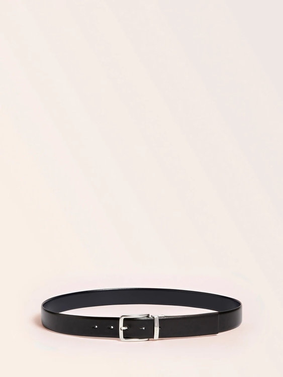 Módní Reversible pásek, Černá barva, 2022