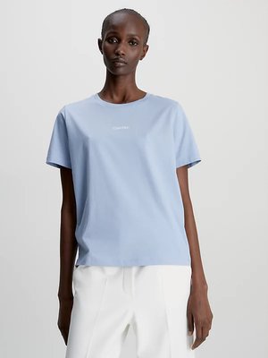 Calvin Klein – Micro Logo triko, Modrá barva