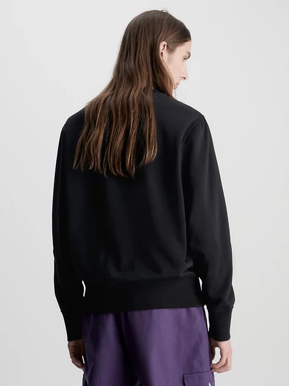 Varsity Curve mikina – Calvin Klein Jeans, Černá barva Muži