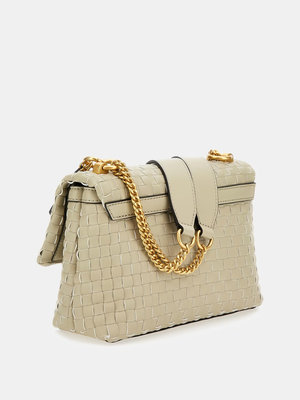 Lisbet crossbody – GUESS, Béžová barva Ženy