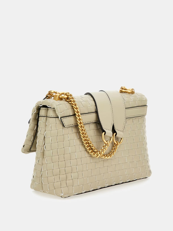 Lisbet crossbody – GUESS, Béžová barva Ženy