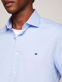 Luxusní Flex Poplin košile, Modrá barva, 40/R, 41/R, 42/R