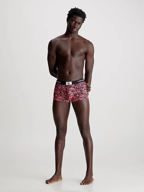 CK 96 Micro boxery Černá, Červená barva Muži
