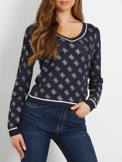 Luxusní Rosie 4G svetr, Modrá barva, XS, S, L