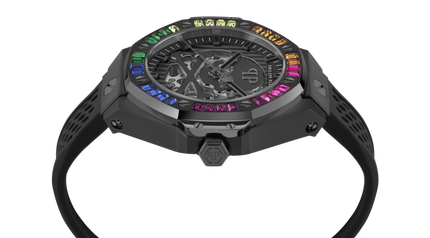 Módní $KELETON ROYAL hodinky, Černá barva, 2024