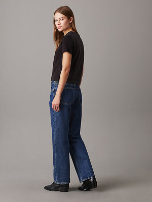 Woven Label triko – Calvin Klein Jeans, Černá barva Ženy