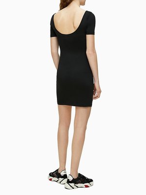 Šaty Monogram – Calvin Klein Jeans, Černá barva Ženy