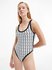 KW0KW01643-0K4 plavky SCOOP BACK ONE PIECE-RP – Calvin Klein Swimwear Ženy, Ženy