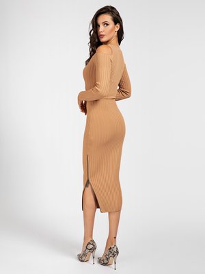 Becky šaty – Guess, Béžová barva Ženy, Ženy