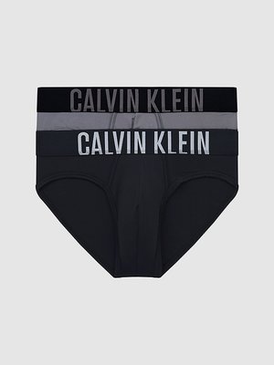 Calvin Klein Underwear – Slipy Power Intense, Černá, Šedá barva