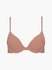 Calvin Klein Underwear – Podprsenka Tonal logo, Béžová barva