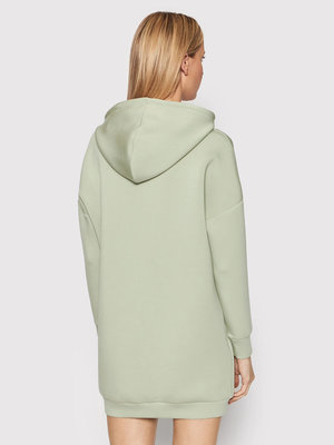 Módní Alisa mikinové šaty, Zelená barva, 2022