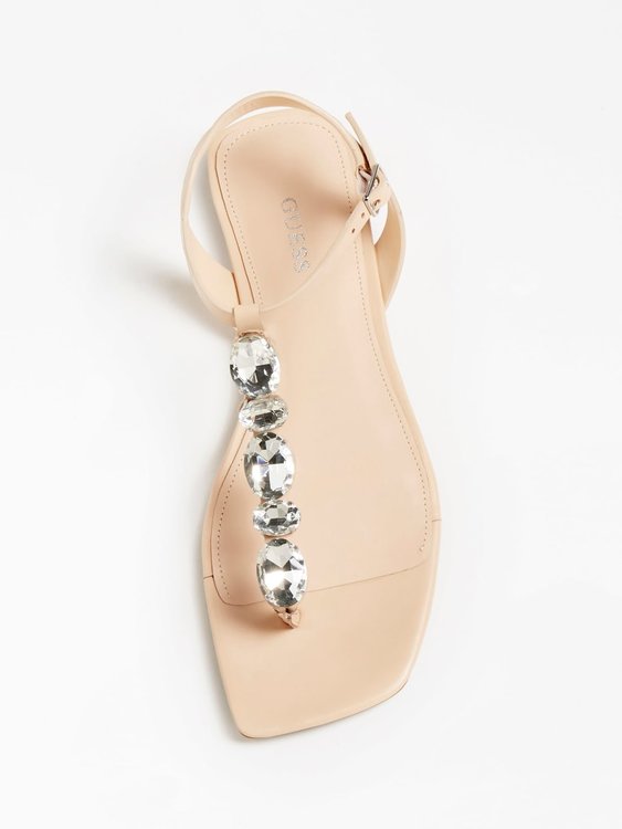 Béžová, Krémová barva, Sefora sandálky 1