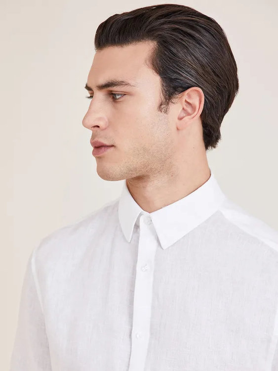 Luxusní Italian košile, Bílá barva, 40, 41, 42, 43, 44, 45