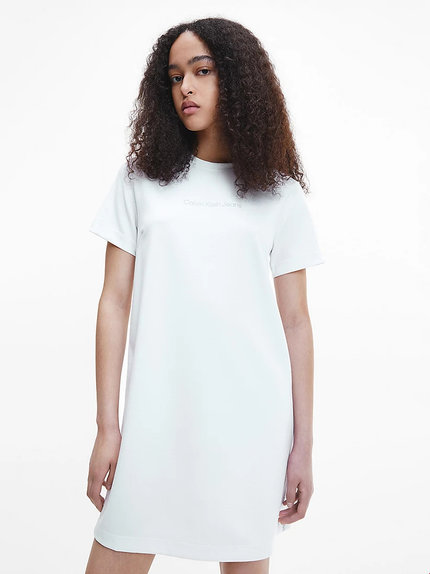 Calvin Klein Jeans – Milano šaty, Bílá barva