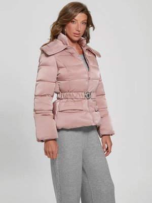 Glitzy bunda – Guess, Růžová barva Ženy