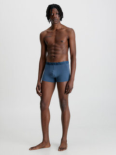 Embossed boxery Modrá barva Muži